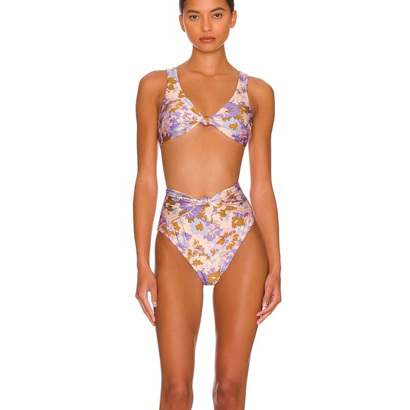 Zimmermann Violet High Waist Bikini Bottom - Picture 8 of 15